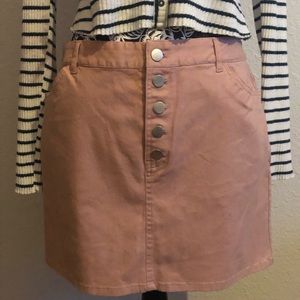 Mauve pink skirt